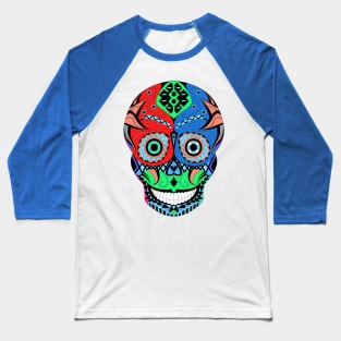 Lucha skull ecopop Baseball T-Shirt